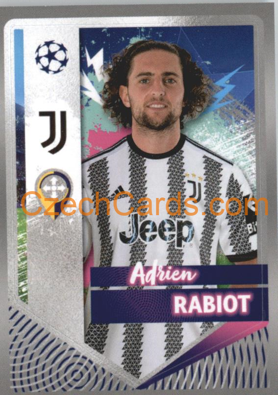 Adrien Rabiot 2022/23 Topps UCL Sticker #286