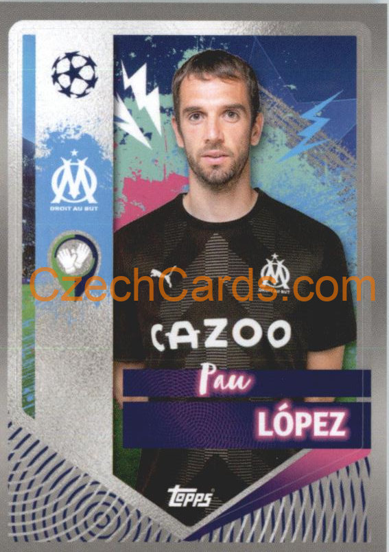 Pau López 2022/23 Topps UCL Sticker #333