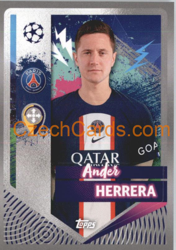 Ander Herrera 2022/23 Topps UCL Sticker #363