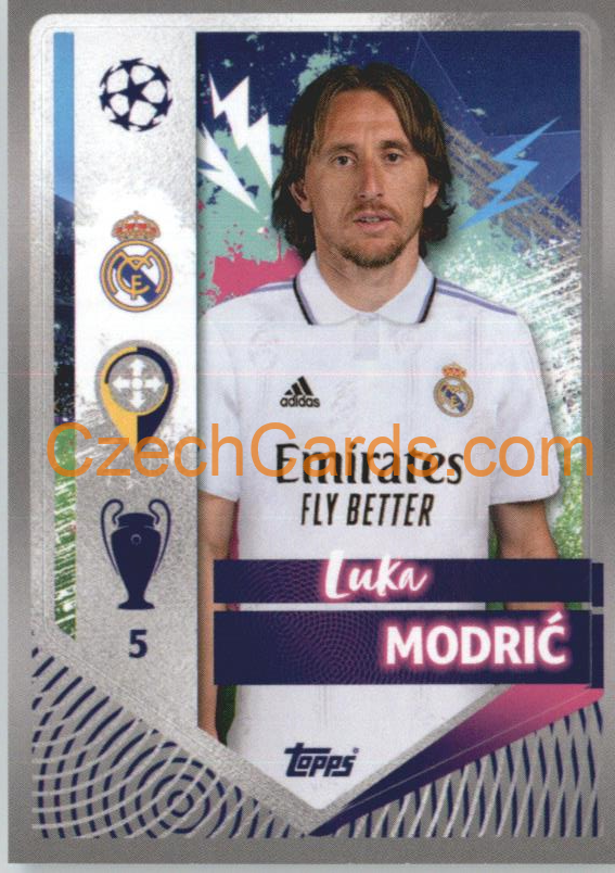 Luka Modrić 2022/23 Topps UCL Sticker #398