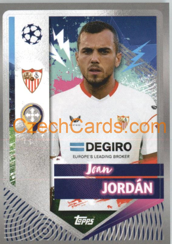Joan Jordán 2022/23 Topps UCL Sticker #414