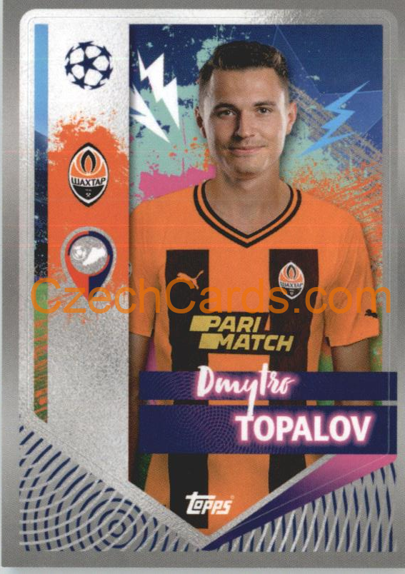 Dmytro Topalov 2022/23 Topps UCL Sticker #437