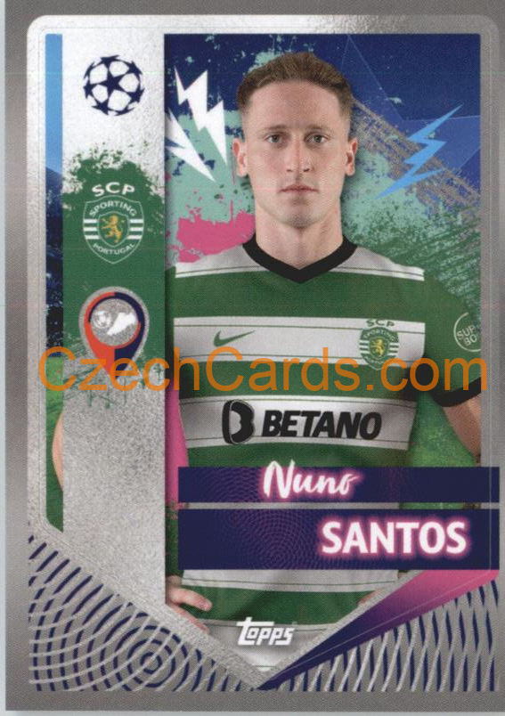 Nuno Santos 2022/23 Topps UCL Sticker #455