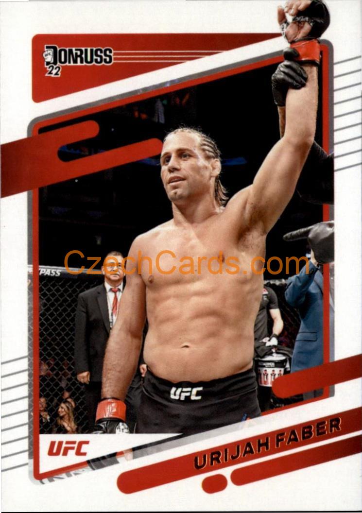 Urijah Faber 2022 Donruss UFC #30
