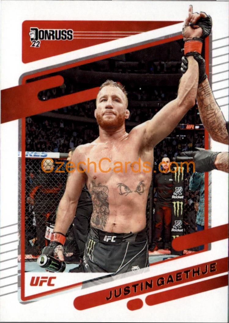 Justin Gaethje 2022 Donruss UFC #62