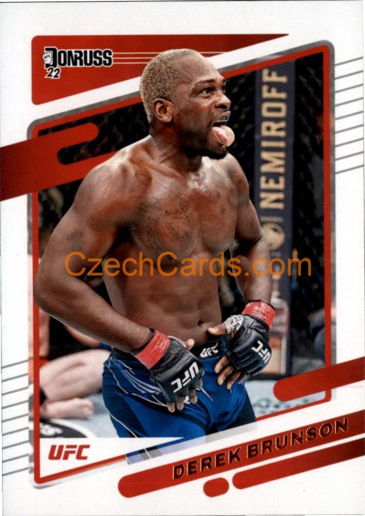 Derek Brunson 2022 Donruss UFC #77