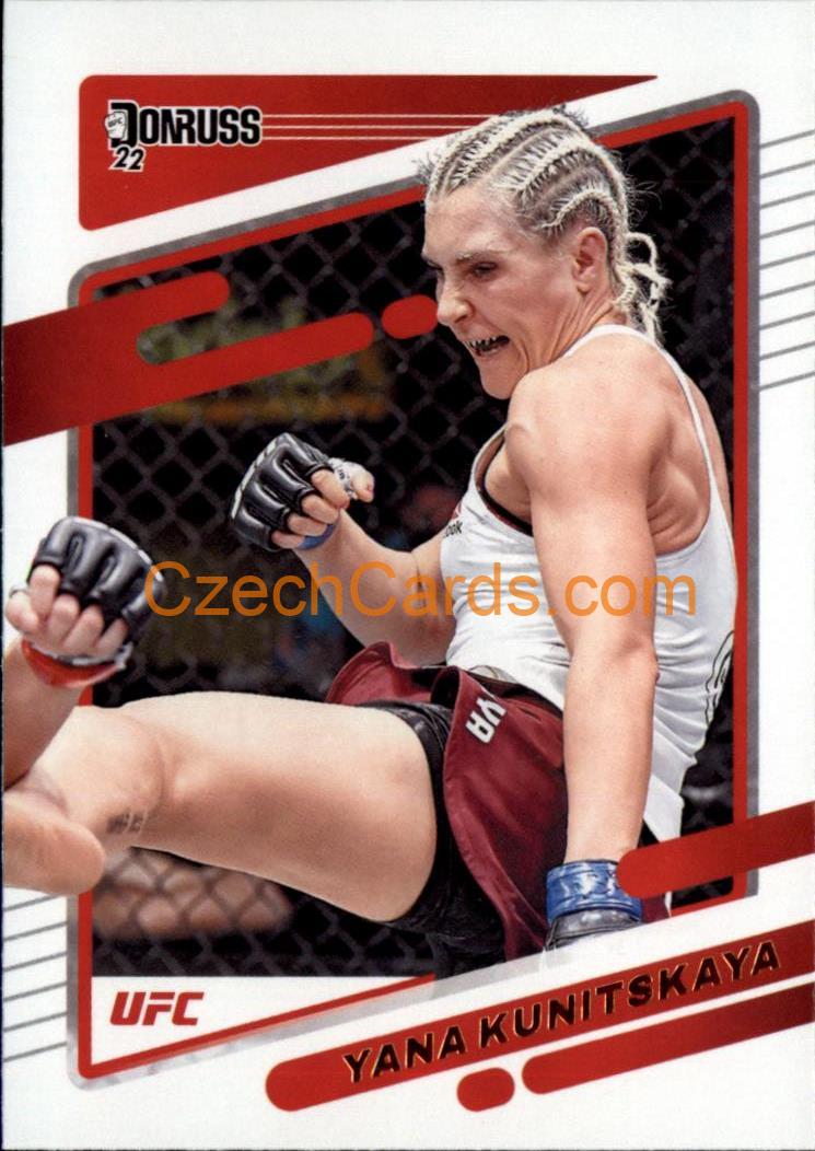 Yana Kunitskaya 2022 Donruss UFC #112