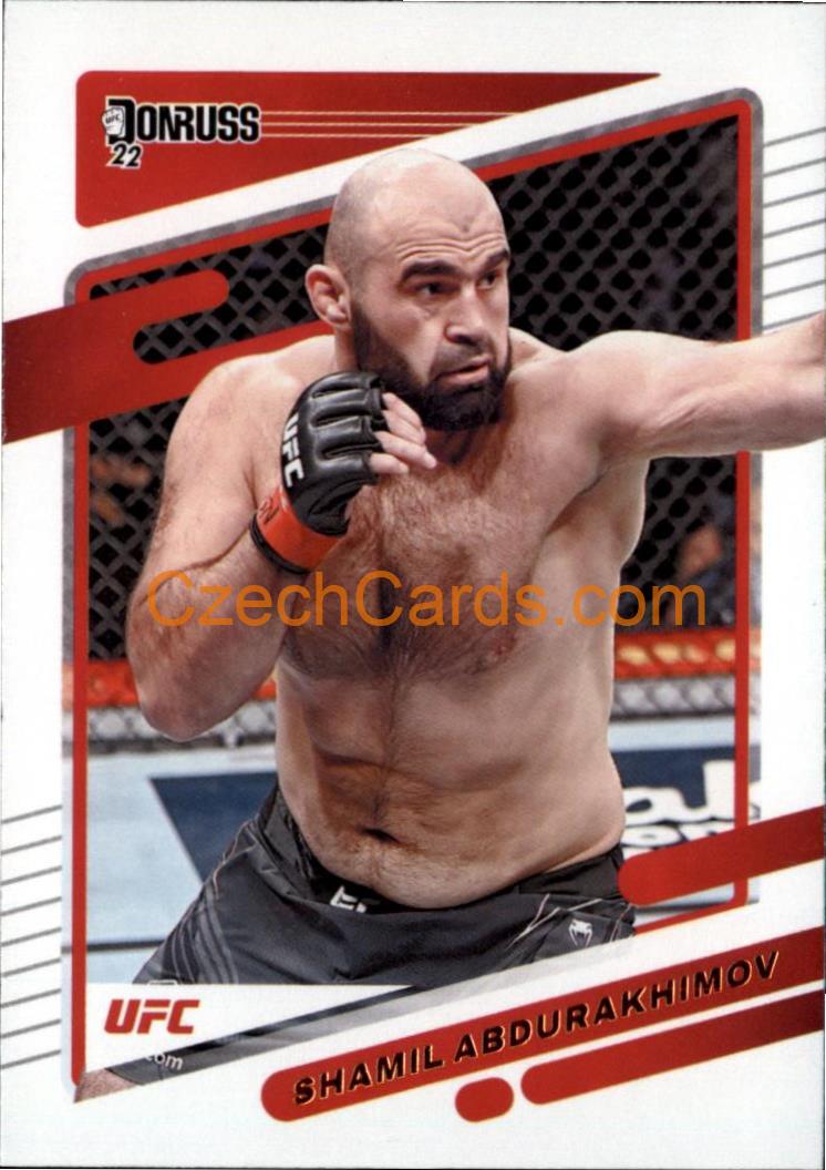 Shamil Abdurakhimov 2022 Donruss UFC #168