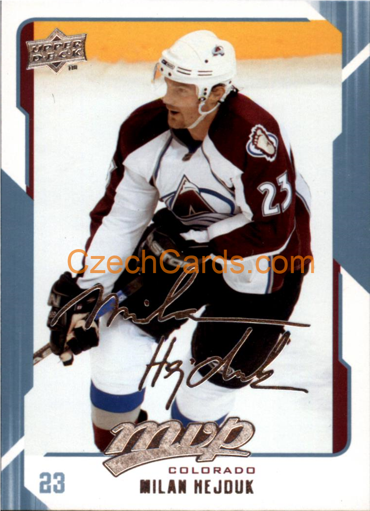 Milan Hejduk 2008/09 UD MVP #76