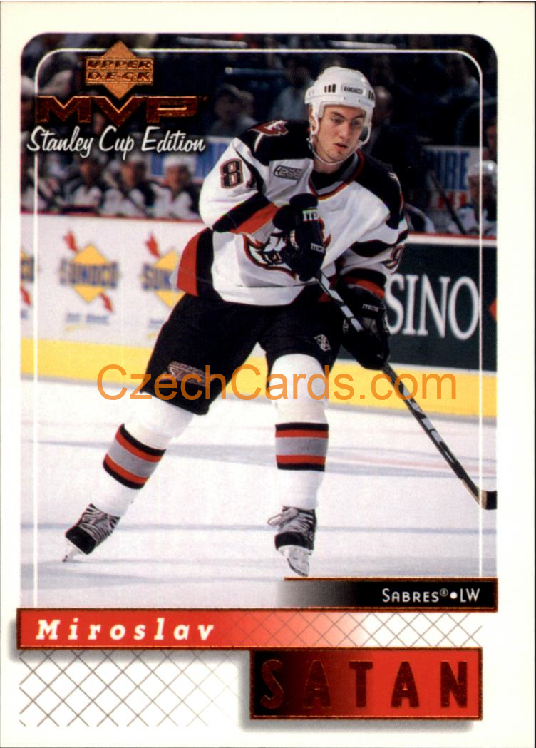 Miroslav Satan 1999/00 UD MVP Stanley Cup Edition #23