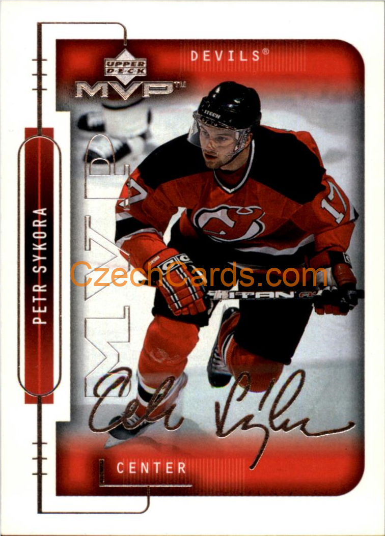Petr Sykora 1999/00 UD MVP Silver Script #119