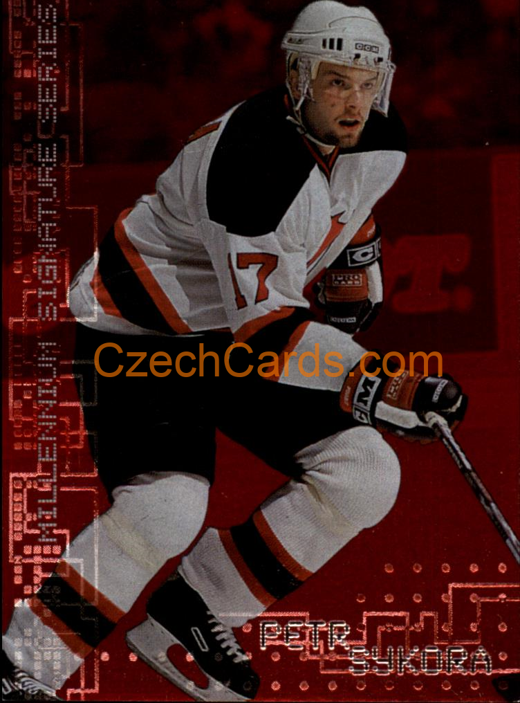 Petr Sykora 1999/00 Be A Player Red /1000 #145