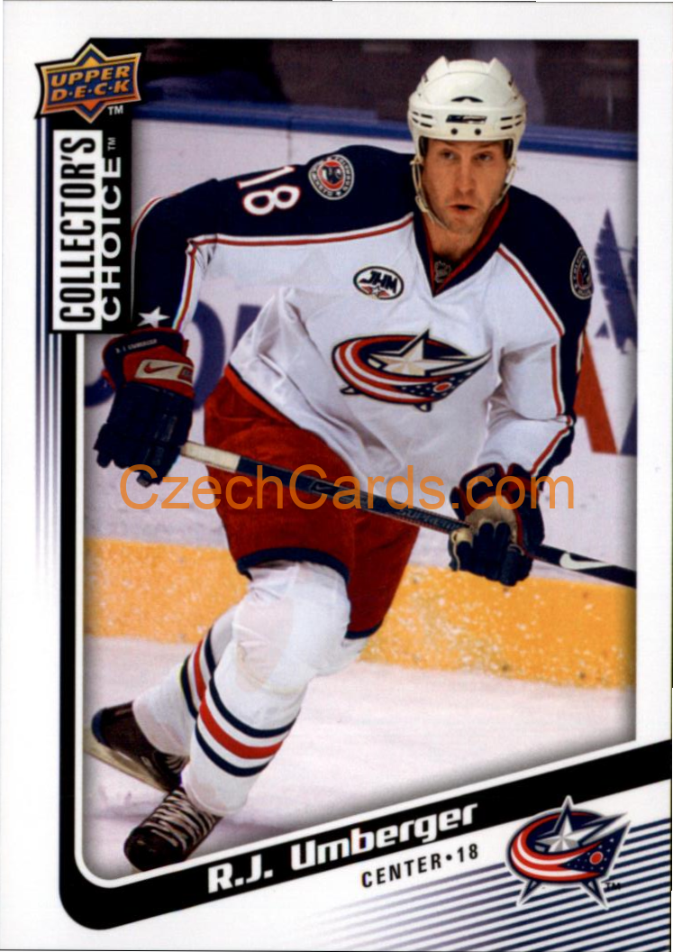 R.J. Umberger 2009/10 UD Collectors Choice #101