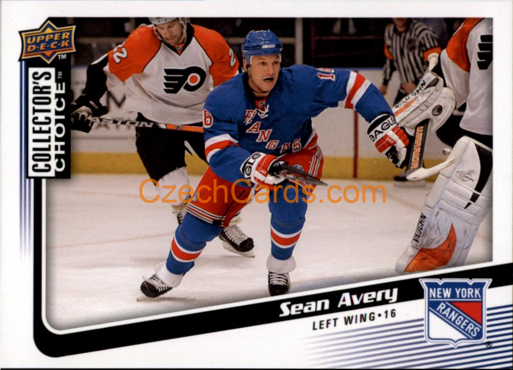 Sean Avery 2009/10 UD Collectors Choice #121