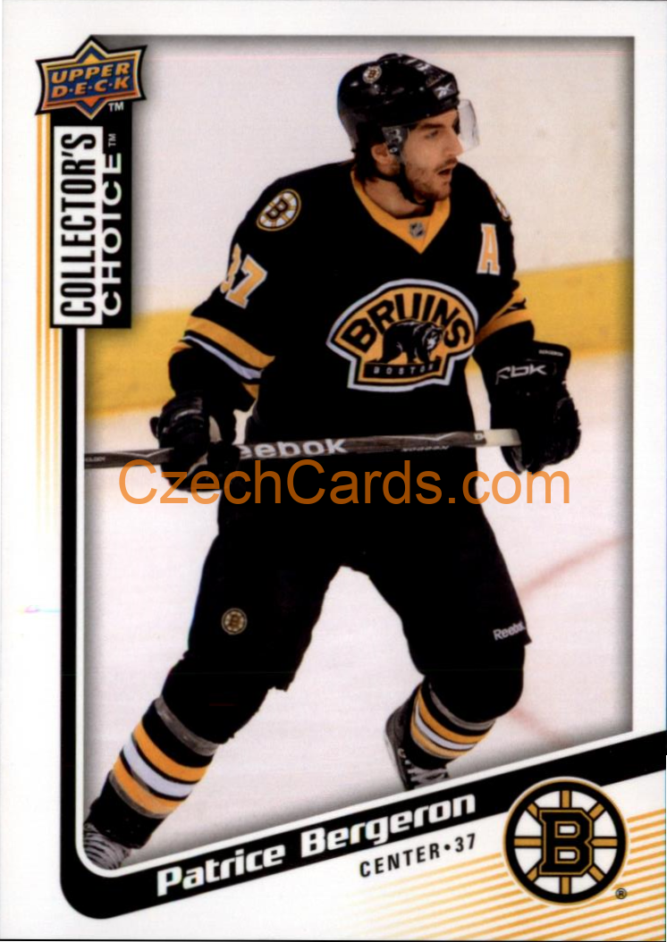 Patrice Bergeron 2009/10 UD Collectors Choice #165