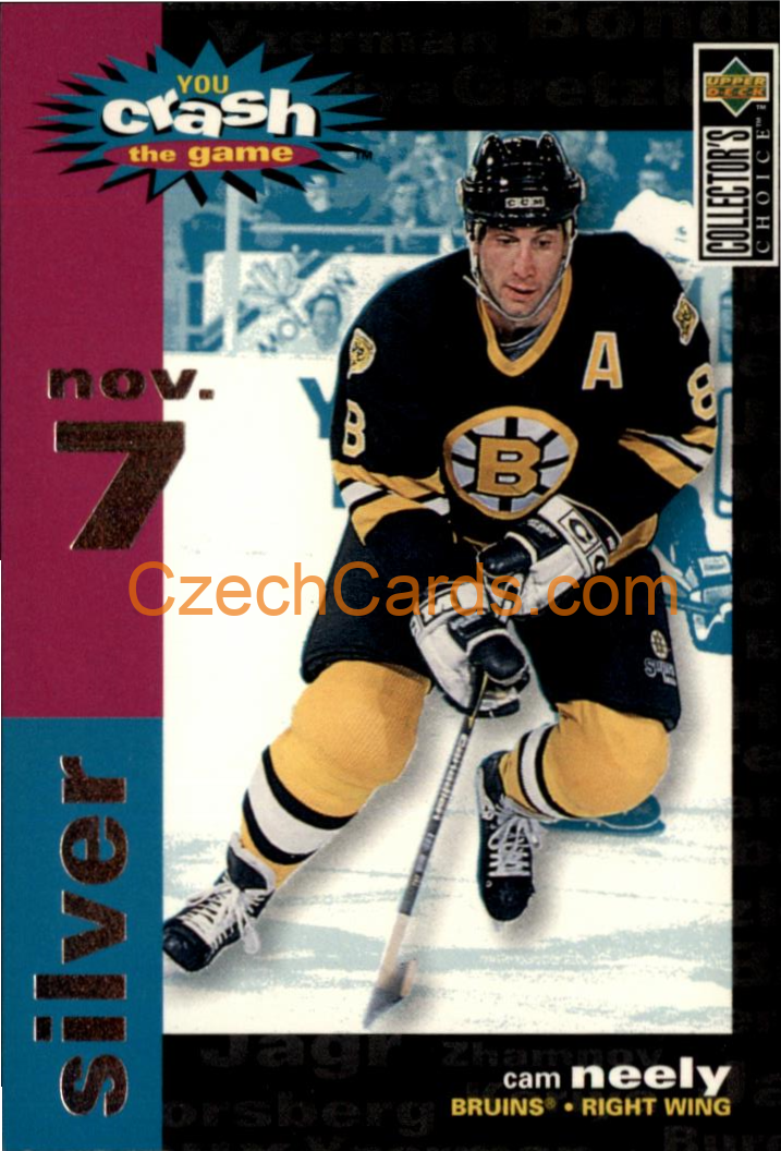 Cam Neely 1995/96 UD Collectors Choice Crash The Game Silver 7.Nov #C14