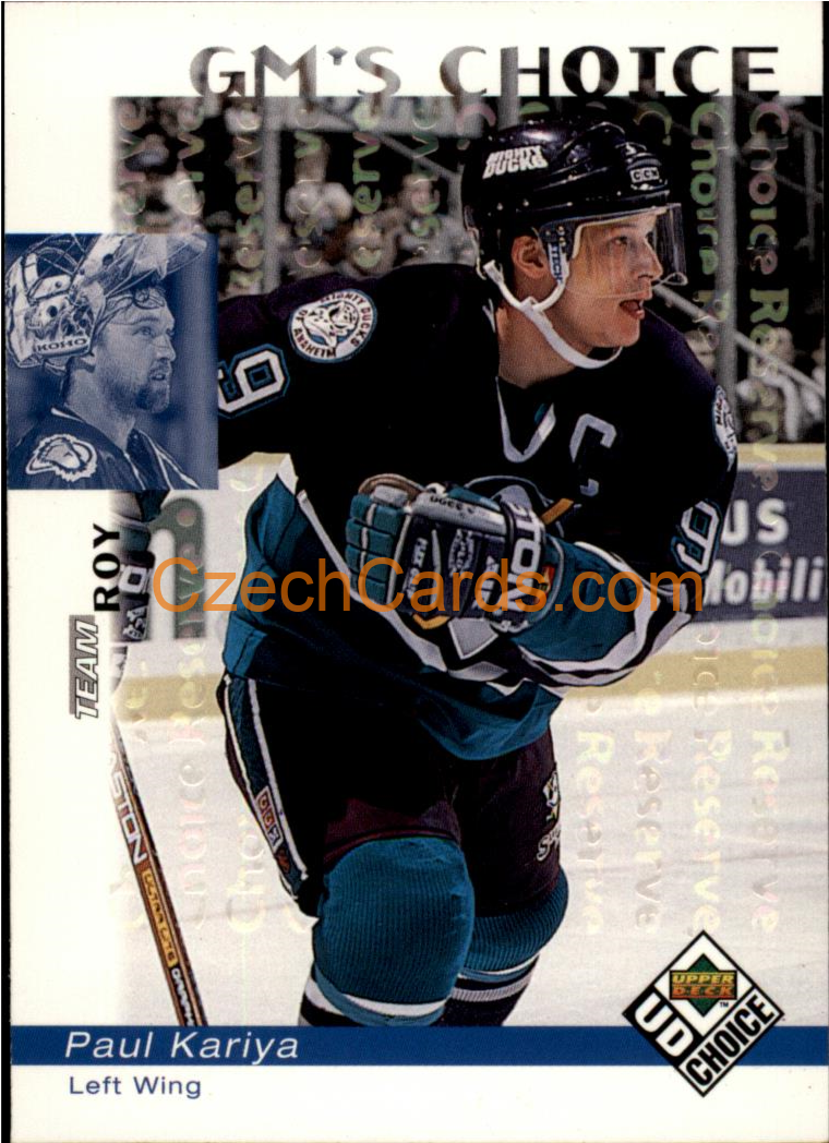 Paul Kariya 1998/99 UD Collectors Choice Reserve #224
