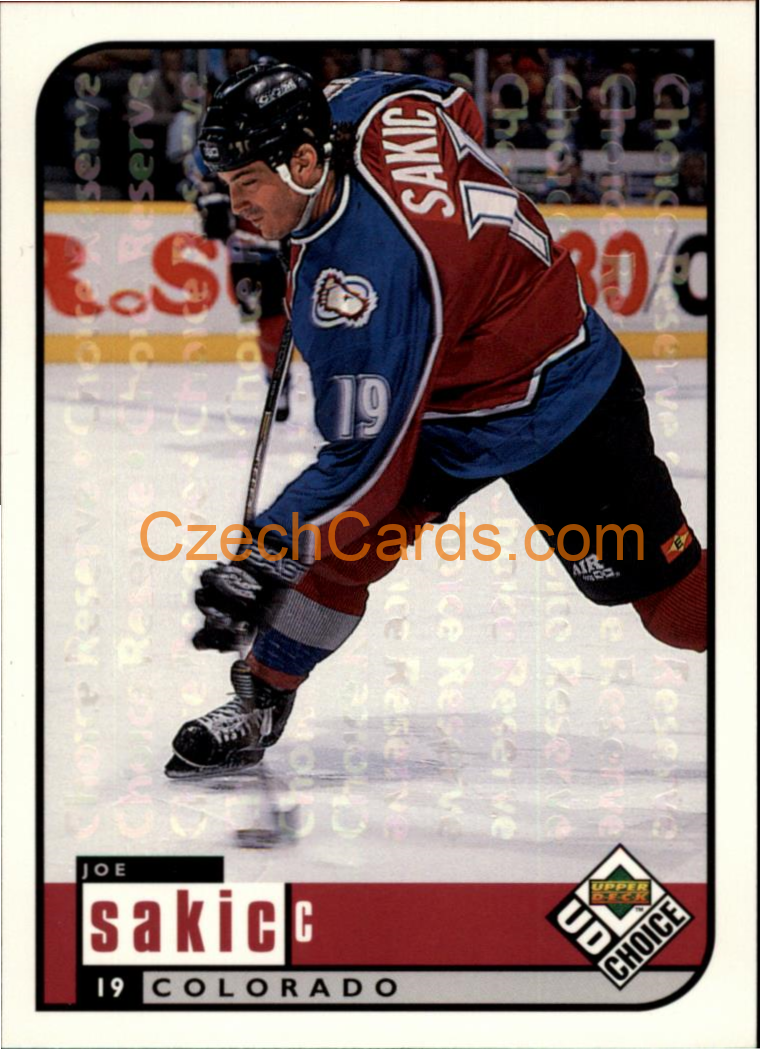 Joe Sakic 1998/99 UD Collectors Choice Reserve #59
