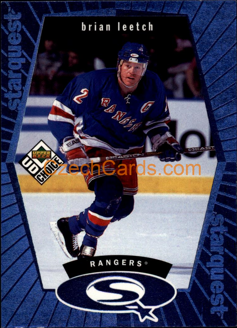 Brian Leetch 1998/99 UD Collectors Choice Starquest Blue #SQ79