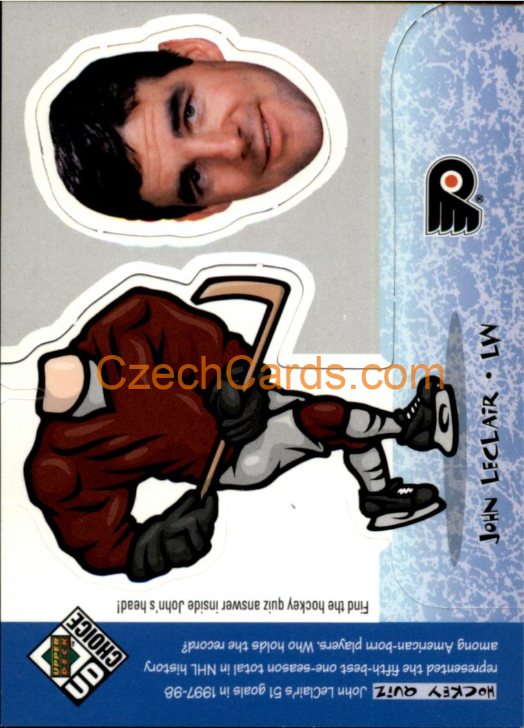 John LeClair 1998/99 UD Collectors Choice Bobble Head #BH6