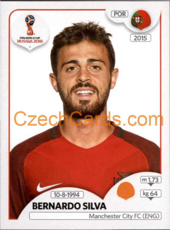 Bernardo Silva 2018 Panini World Cup Russia Black #127