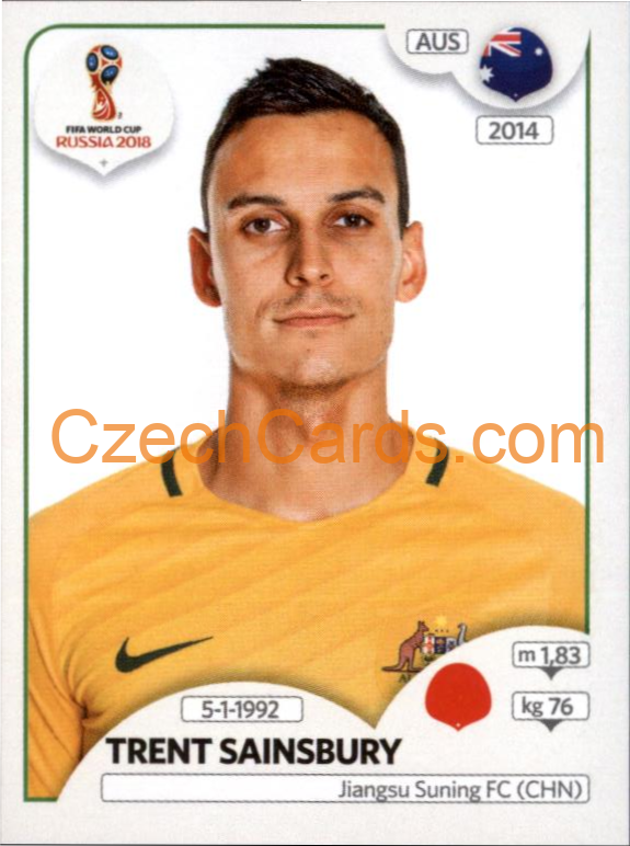 Trent Sainsbury 2018 Panini World Cup Russia Black #219