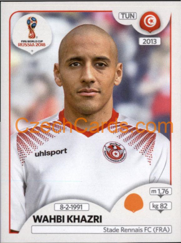 Wahbi Khazri 2018 Panini World Cup Russia Black #562