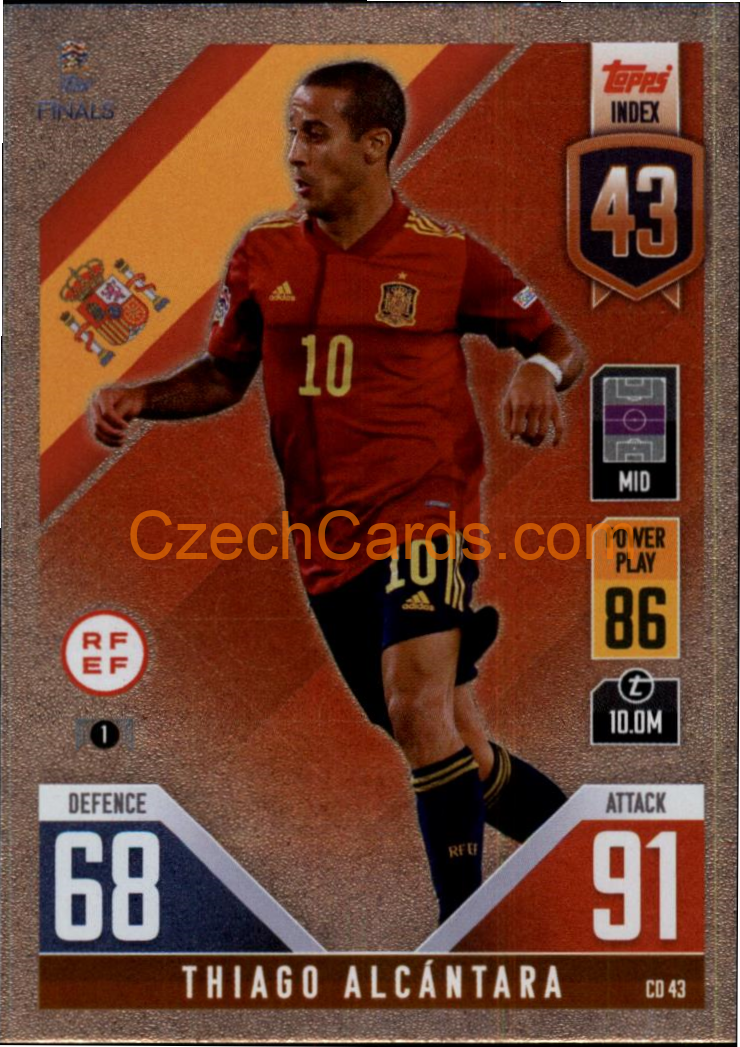 Thiago Alcántara 2022/23 Match Attax 101 #CD43