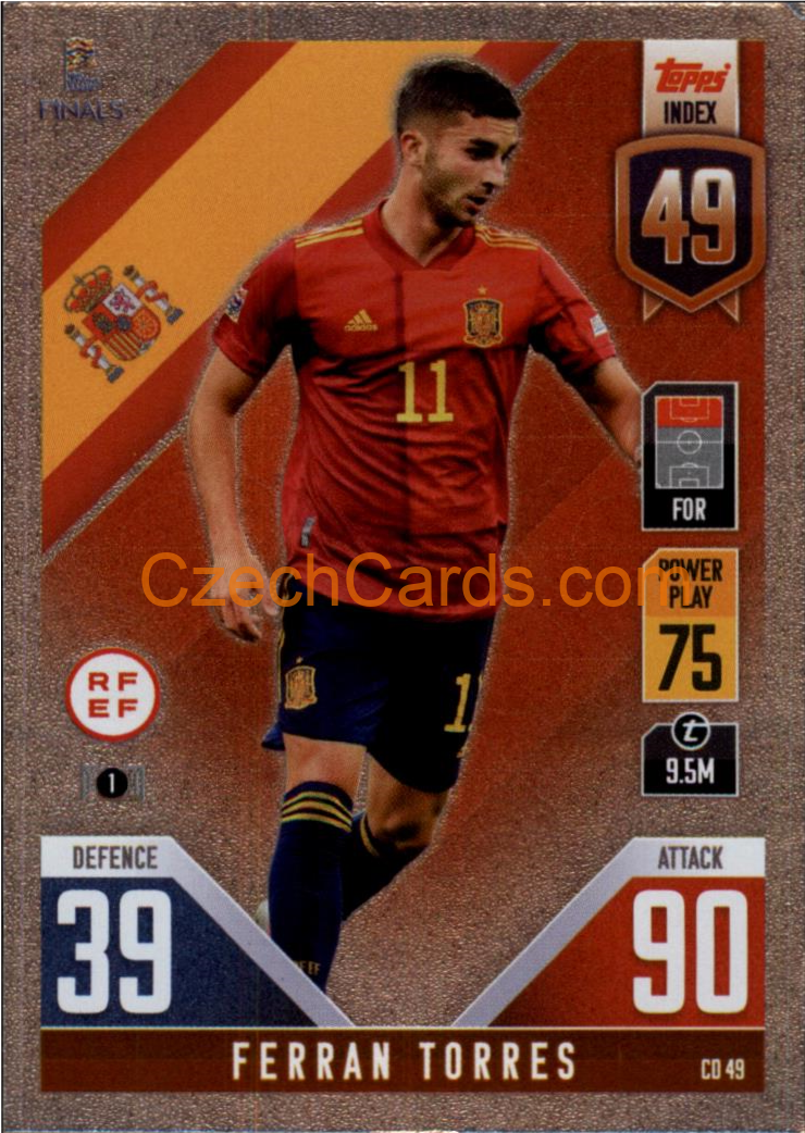 Ferran Torres 2022/23 Match Attax 101 #CD49