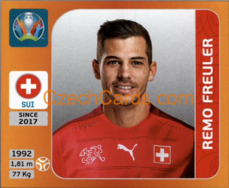Remo Freuler 2020 Panini UEFA EURO sticker orange #54