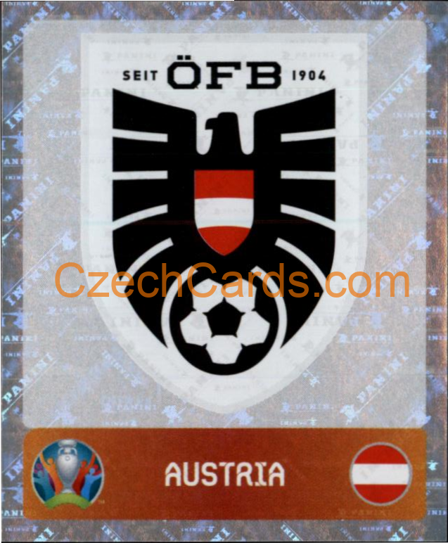 Team Logo 2020 Panini UEFA EURO sticker orange #235