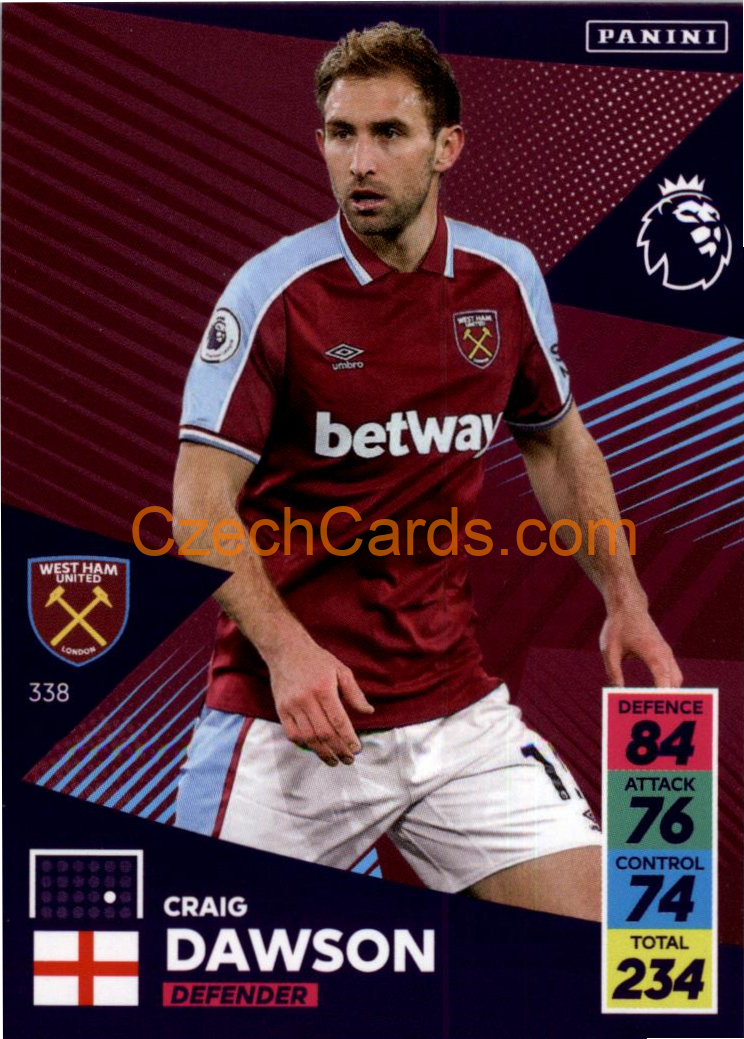 Craig Dawson 2021/22 Panini Adrenalyn EPL #338