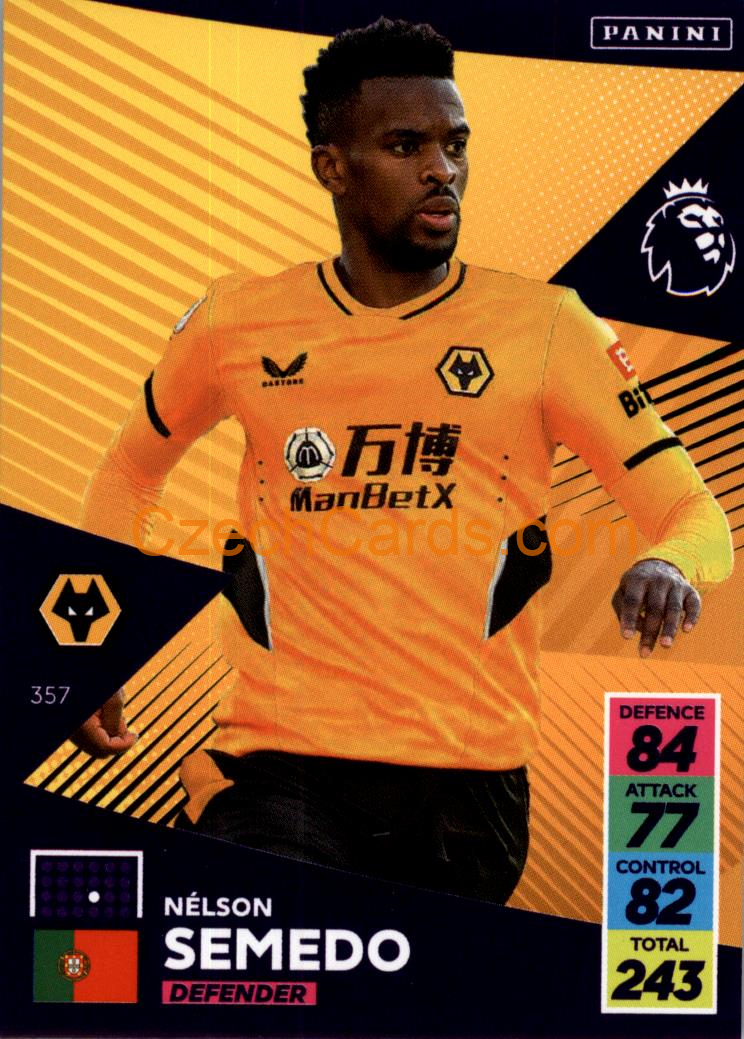 Nélson Semedo 2021/22 Panini Adrenalyn EPL #357