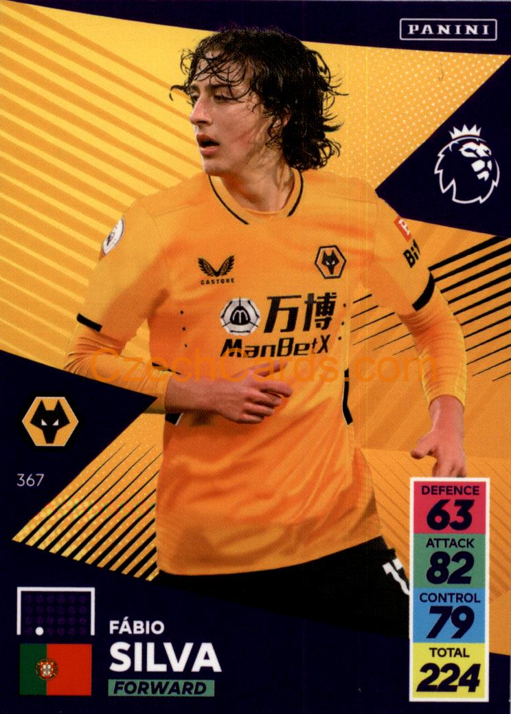 Fabio Silva 2021/22 Panini Adrenalyn EPL #367