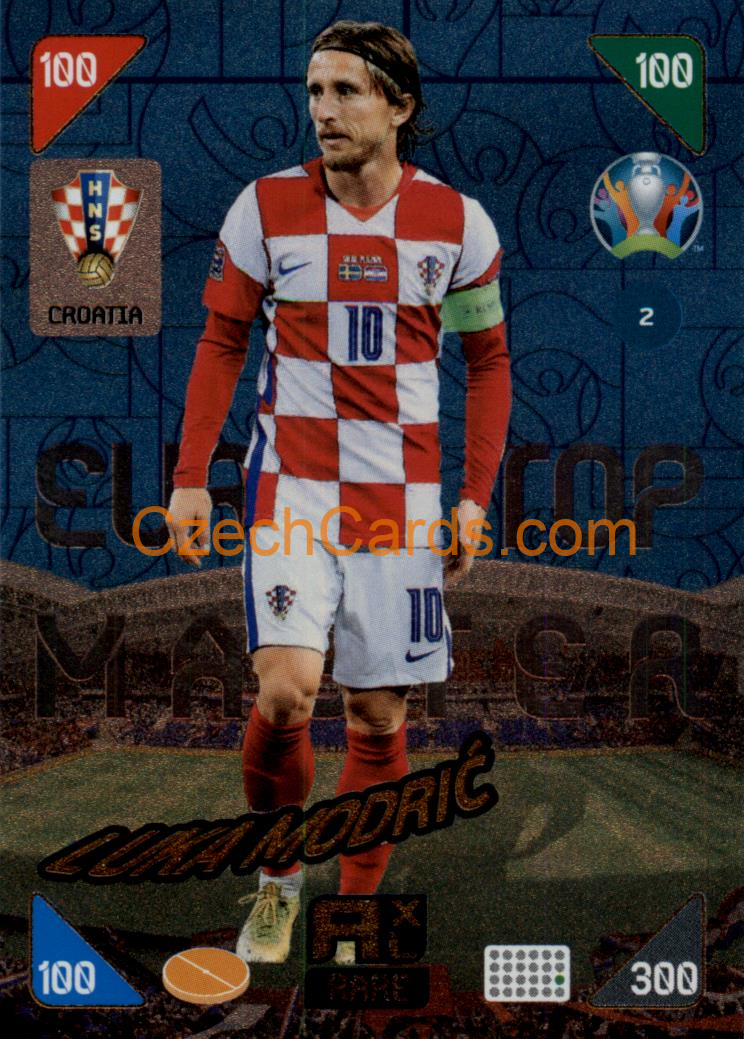 Luka Modrić 2020 Panini EURO Adrenalyn Kick Off Top Master #2
