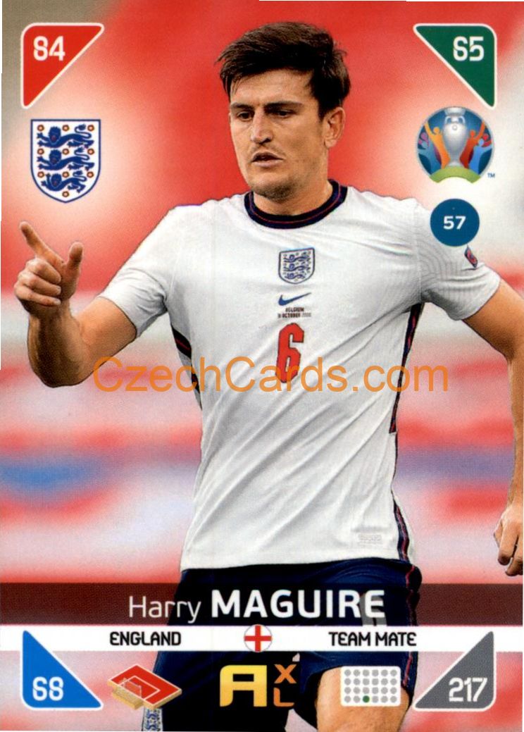 Harry Maguire 2020 Panini EURO Adrenalyn Kick Off #57