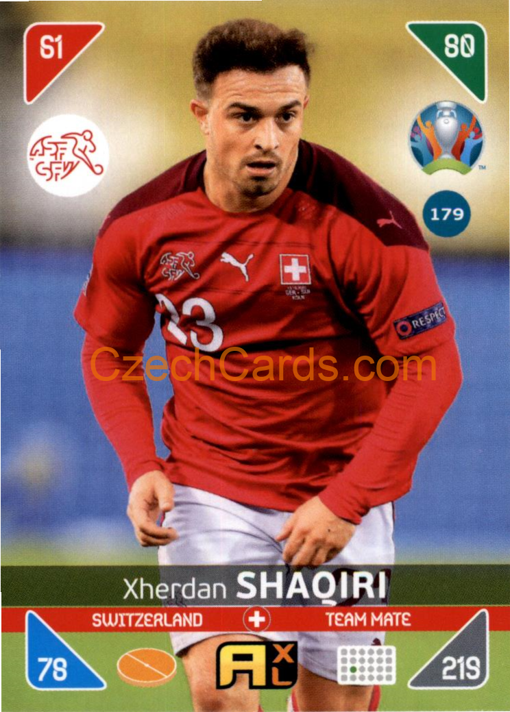 Xherdan Shaqiri 2020 Panini EURO Adrenalyn Kick Off #179