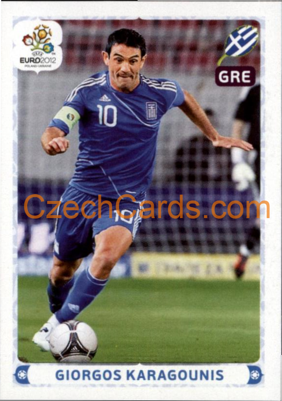 Giorgos Karagounis 2012 Panini EURO sticker #105
