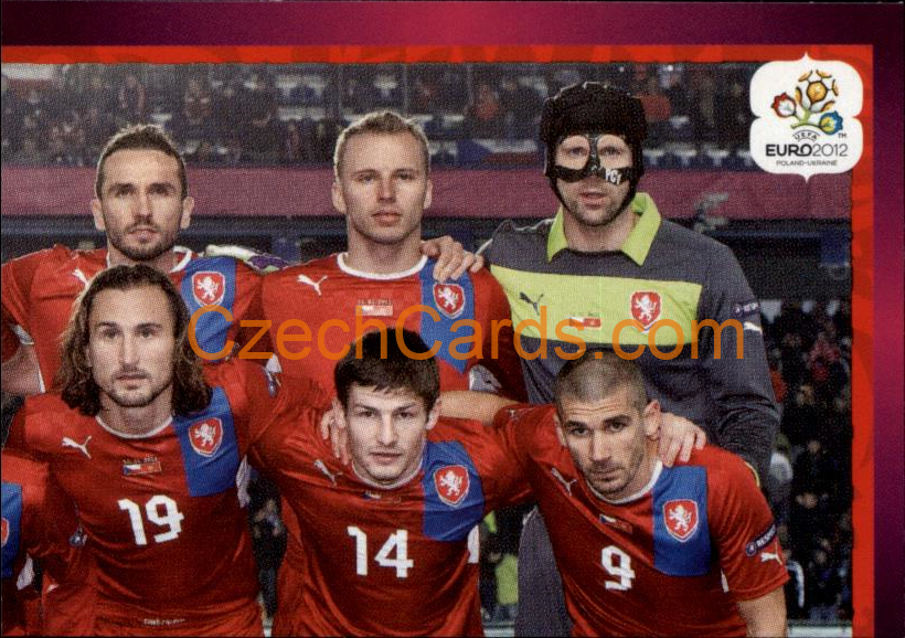 Team - Česká Republika 2012 Panini EURO sticker #139