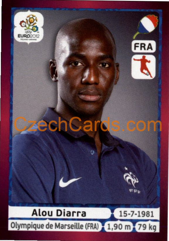 Alou Diarra 2012 Panini EURO sticker #471