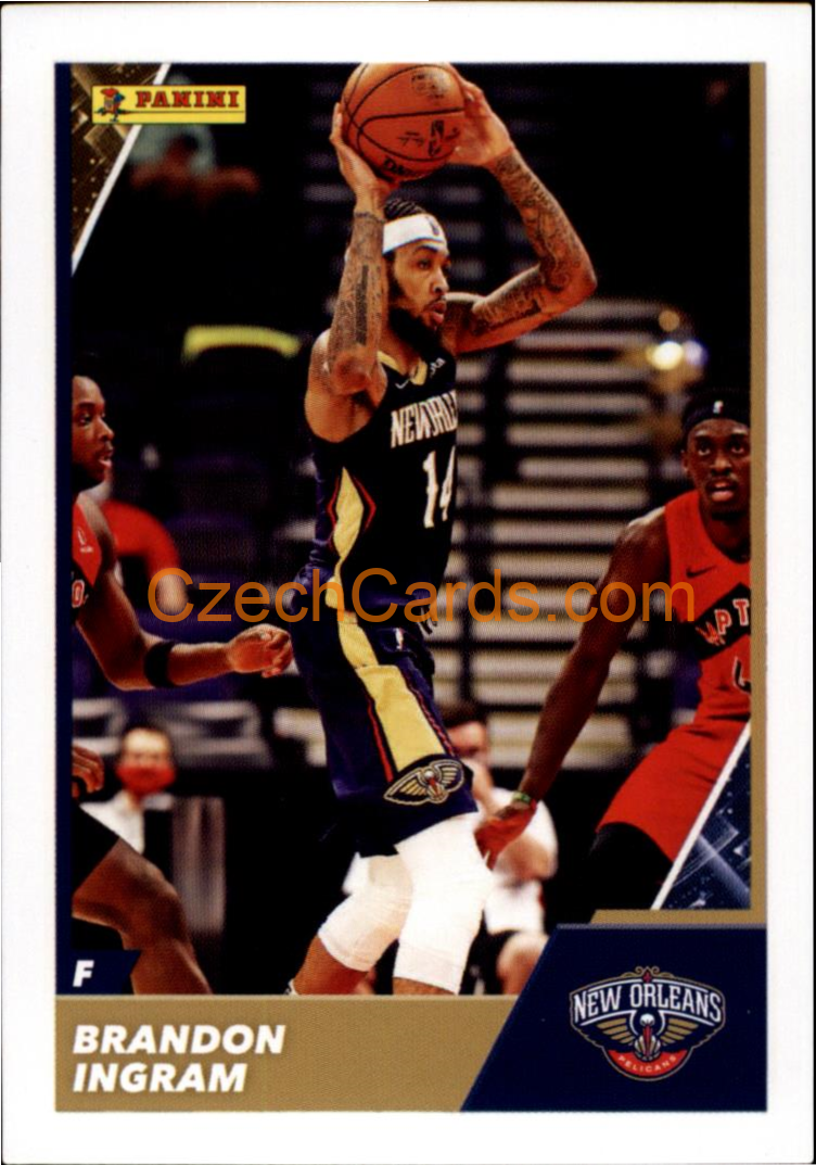 Brandon Ingram 2021/22 Panini NBA sticker and card C46