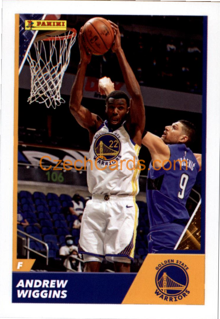 Andrew Wiggins 2021/22 Panini NBA sticker and card C51
