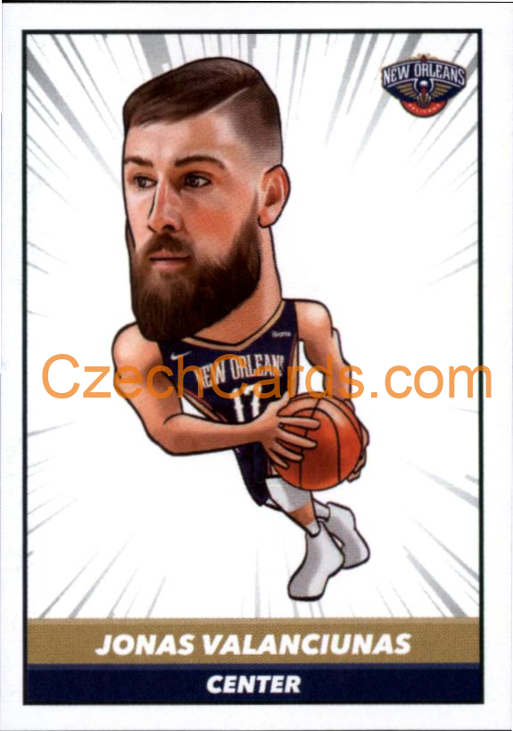 Jonas Valanciunas 2021/22 Panini NBA sticker and card #406