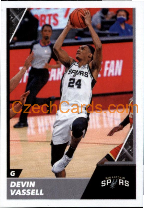 Devin Vassell 2021/22 Panini NBA sticker and card #481