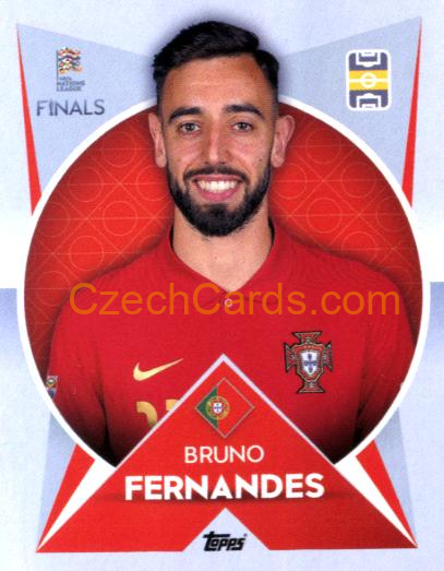 Bruno Fernandes 2022/23 Topps Nations League #86