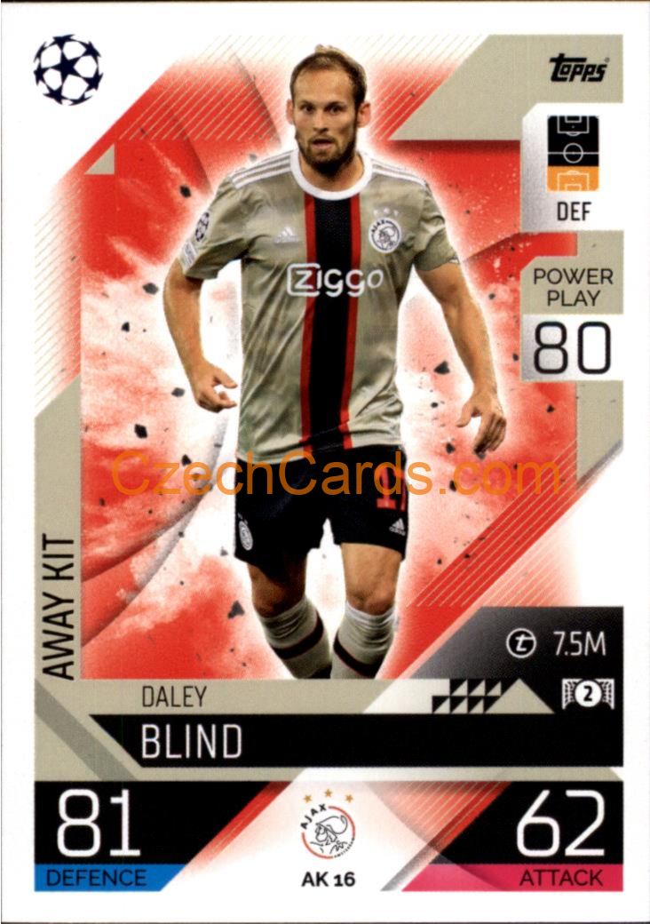 Daley Blind (AFC Ajax) 2022/23 Match Attax Extra #AK 16