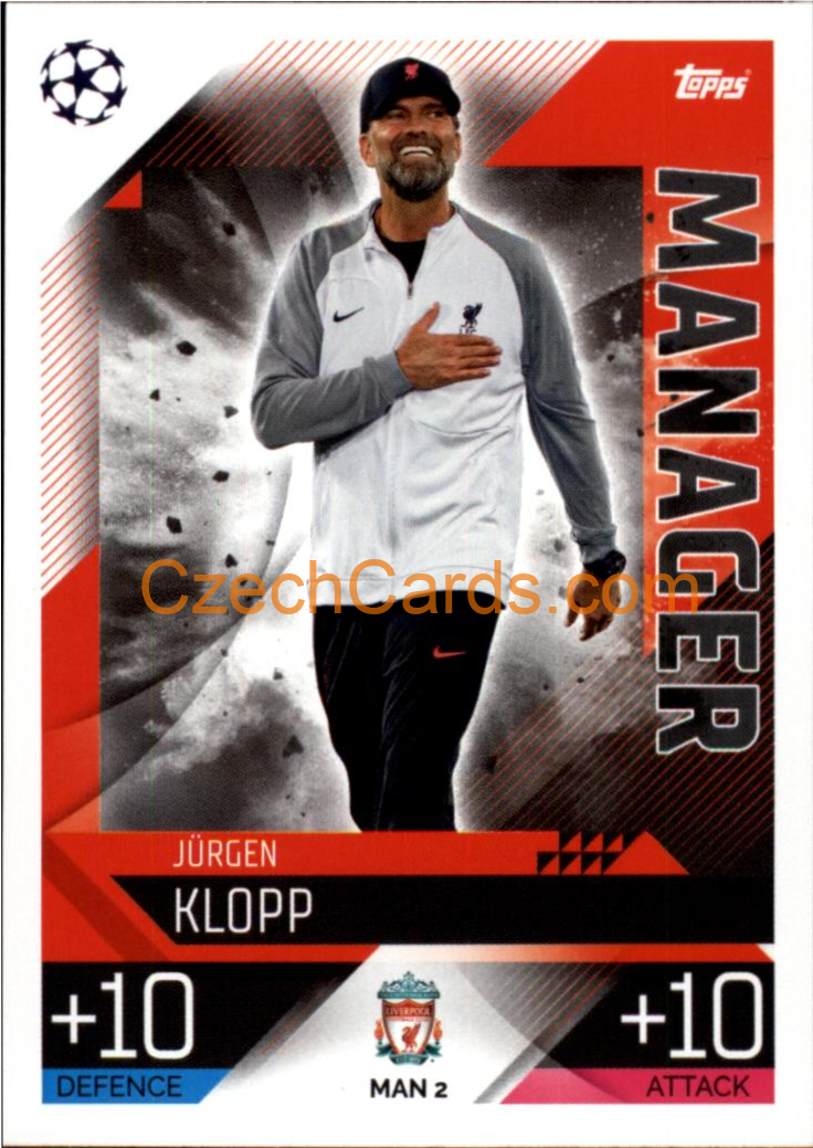 Jürgen Klopp (Liverpool) 2022/23 Match Attax Extra #MAN 2