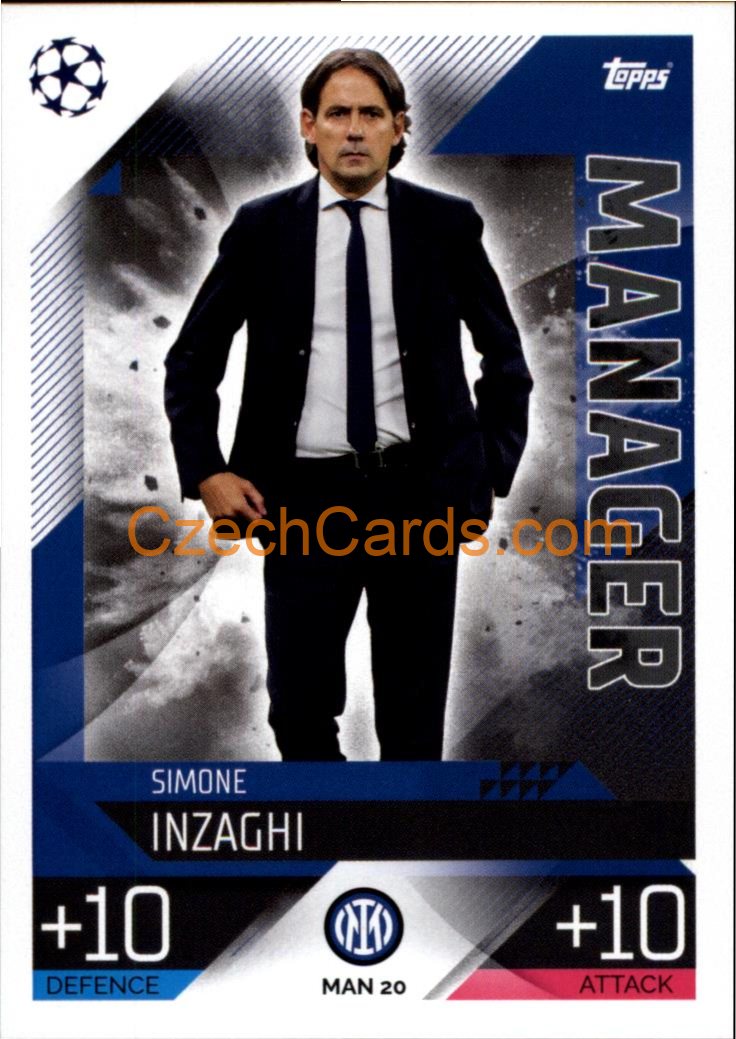 Simone Inzaghi (FC Internazionale Milano) 2022/23 Match Attax Extra #MAN 20
