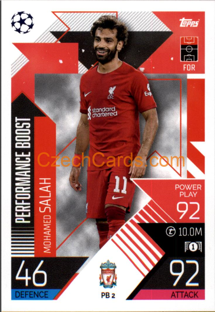 Mohamed Salah (Liverpool) 2022/23 Match Attax Extra #PB 2