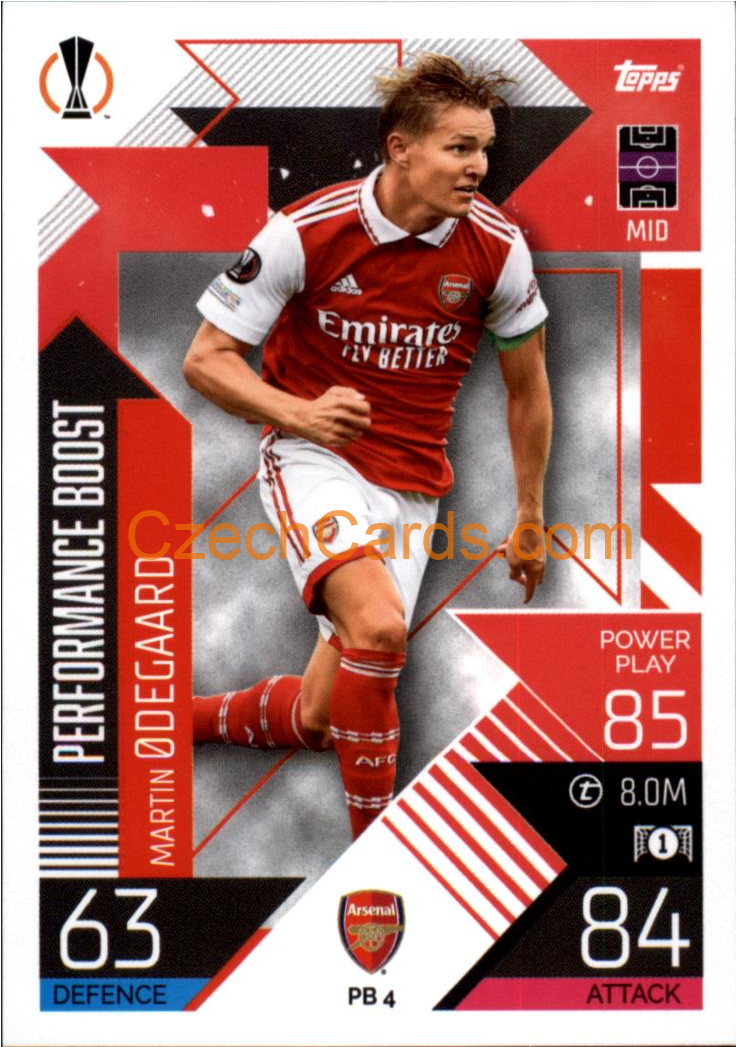 Martin Ødegaard (Arsenal) 2022/23 Match Attax Extra #PB 4